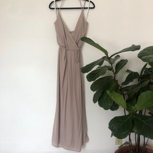 Davids Bridal Wrap Dress